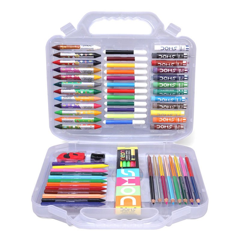Buy DOMS Art Apps Nxt Colouring Kit Multicolour – 59 Pieces online