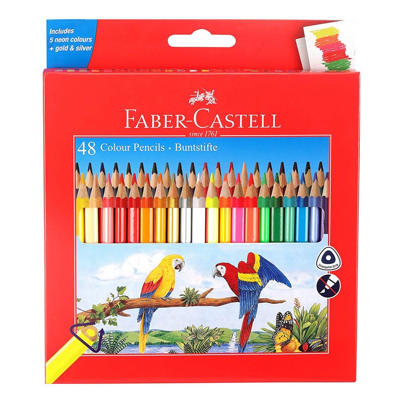 Faber-Castell Colour Pencil Full Size 48 Shades