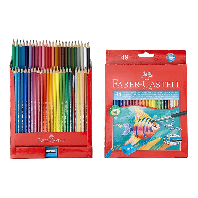 Colour Pencil 24 Shades FaberCastell Hello August India