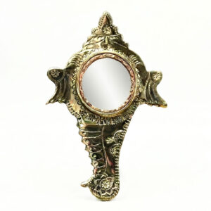 Aranmula Kannadi | Metal Mirror with Back Stand (Shanghu)