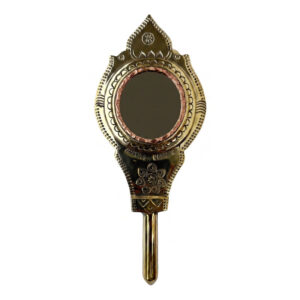 Authentic Aranmula Kannadi | Valkannadi (Hand Mirror with Handle)