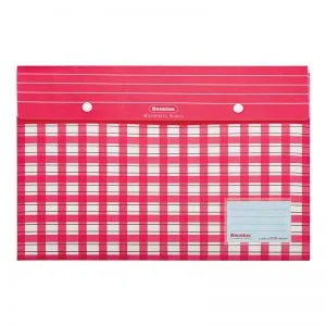 Durable and thick button file folder with two buttons