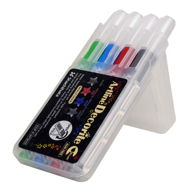 Artline Decorite Colour Brush Pen Set of 4