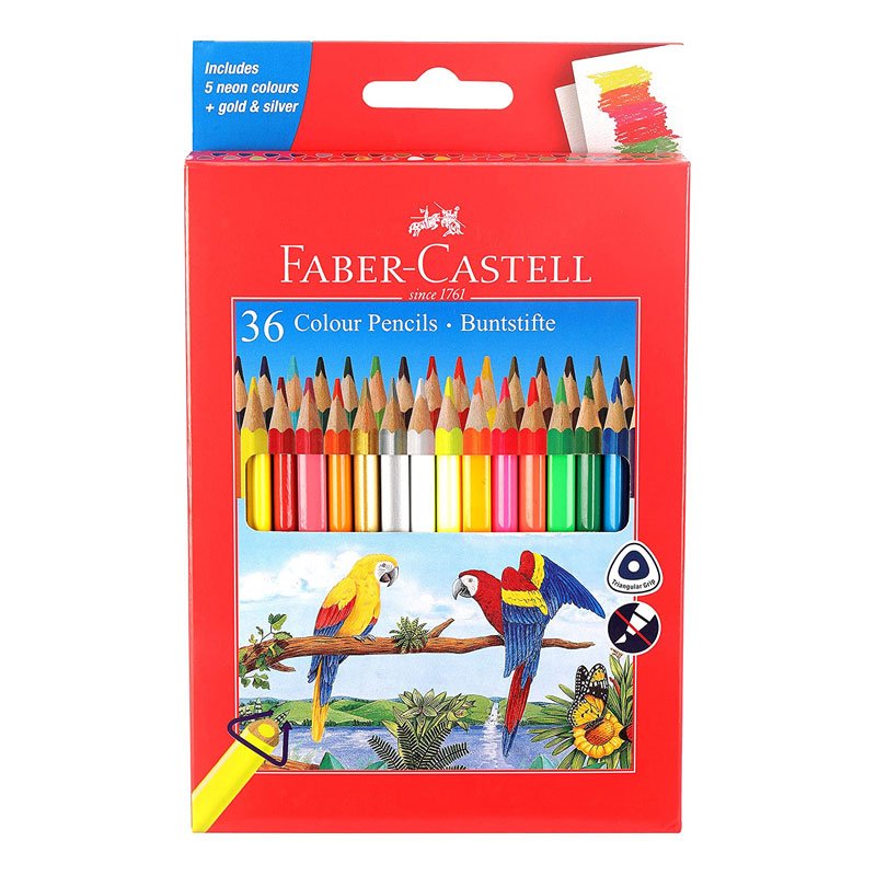 FaberCastell Colour Pencil Full Size 36 Shades Hello August India