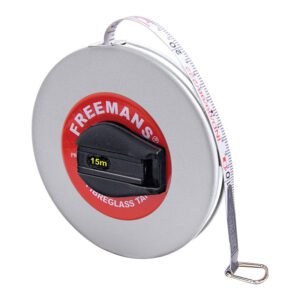 Freemans Leatherette 13mm Fibreglass Measuring Tape 15 Meters