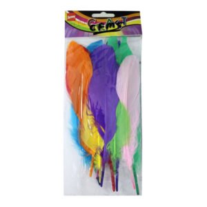 Artificial Feather (5-5.5 Inch Long) (Pack of 10)