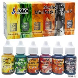 JAGS Alcohol Ink (Pack of 6 | 10 ml Each)