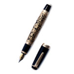 V'Sign Proton Flora Fountain Pen (Gold)