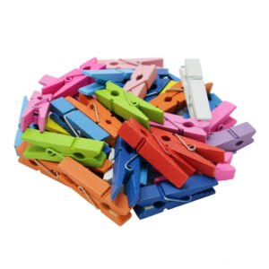 Wooden Clips (Multicoloured) Mini Pack