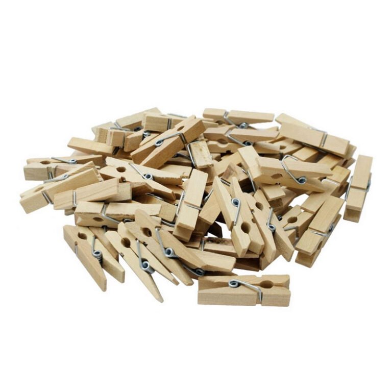Buy Wooden Clips (Off White) Mini Pack online in India | Hello August