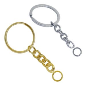 Key Chain (Ring and Chain) Gold/Silver