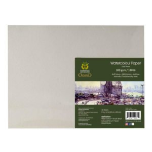 Maestriaa Classic 100% Cotton Handmade Watercolour Paper 300 GSM (Ready Cut Sheets)
