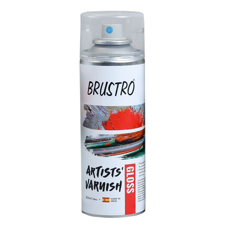 Brustro Artists' Gloss Varnish Spray Can 200 ml