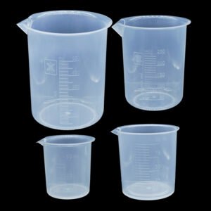 Pack of 4 Plastic Measuring Cup | 50, 100, 250 and 500 ml