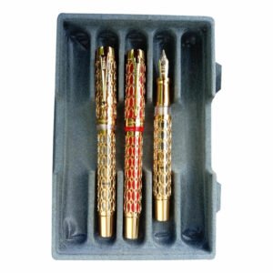 Jinhao 100 Century Luxury Fountain Pen (Medium Nib | Gold Trim)