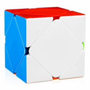 Sticker Less Skewb Puzzle Cube