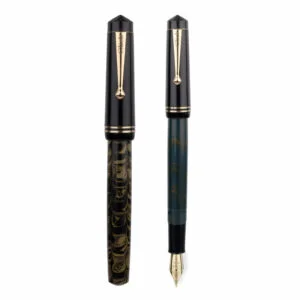 Click Aristocrat Half Ebonite Fountain Pen (Medium Nib | Gold Trim)