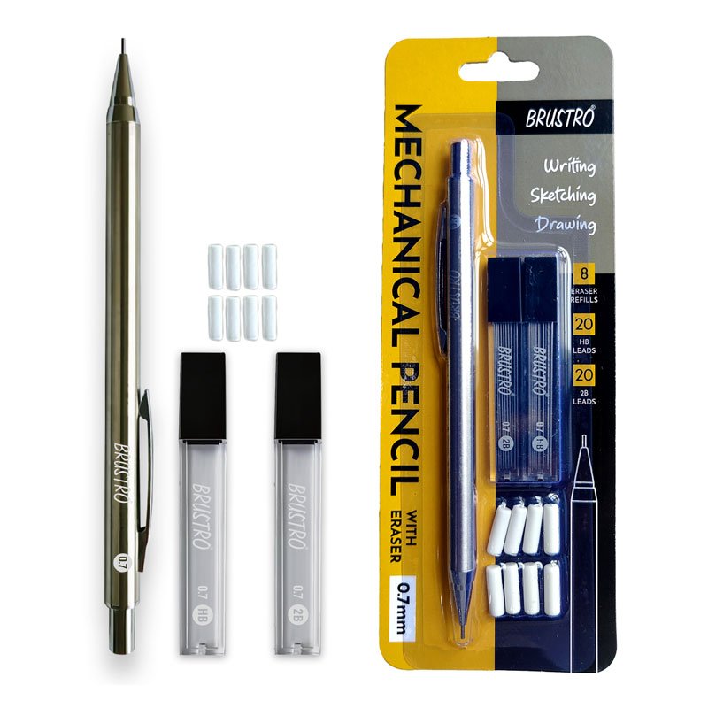 Brustro Mechanical Pencil with Eraser 0.7 mm