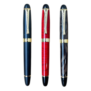 Jinhao X450 Fountain Pen (Medium Nib | Gold Trim)