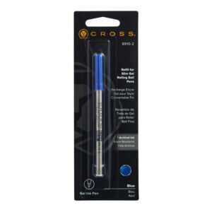 Cross Slim Gel Roller Ball Pen Refill | Blue (8910-2)
