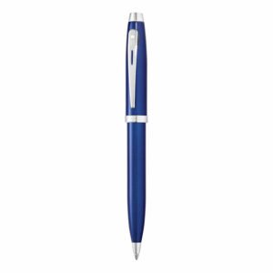 Sheaffer 100 Ballpoint Pen (Glossy Blue | Chrome Trim)