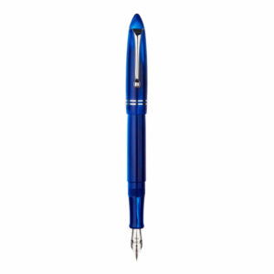 Click Yen Fountain Pen (Medium Nib | Chrome Trim) Sapphire
