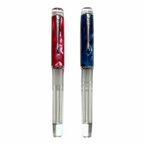 Mohi Fountain Pen | Tanishq Demonstrator (Fine Nib | Chrome Trim)