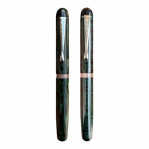 Mohi Duke Fountain Pen (Ebonite | Fine Nib | Chrome Trim)