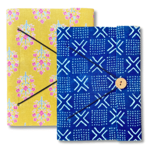 Handmade Recycled Paper Notebook (6" X 8" | 96 Pages | 100 GSM | Button Closure)