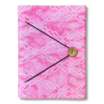 Handmade Recycled Paper Notebook (6" X 8" | 96 Pages | 100 GSM | Button Closure)