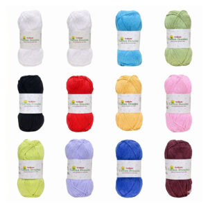 Vardhman Cotton Dreamz Crochet Yarn/Knitting Yarn (100% Cotton Yarn)