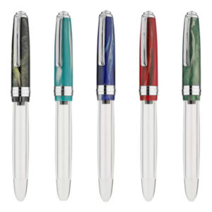 Oliver 69 HT Acrylic Fountain Pen (Fine Nib | Chrome Trim)
