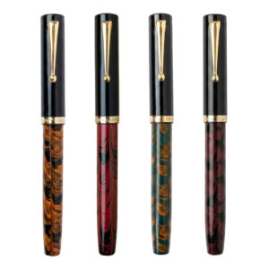 Oliver Karma Ebonite Fountain Pen (Fine Nib | Gold Trim)
