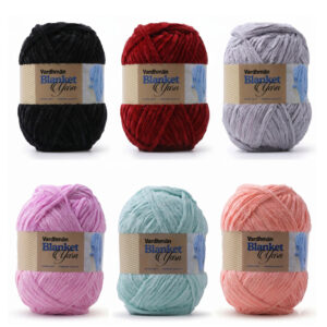Vardhman Blanket Yarn Knitting Yarn/Crochet Yarn (100% Polyester Yarn)